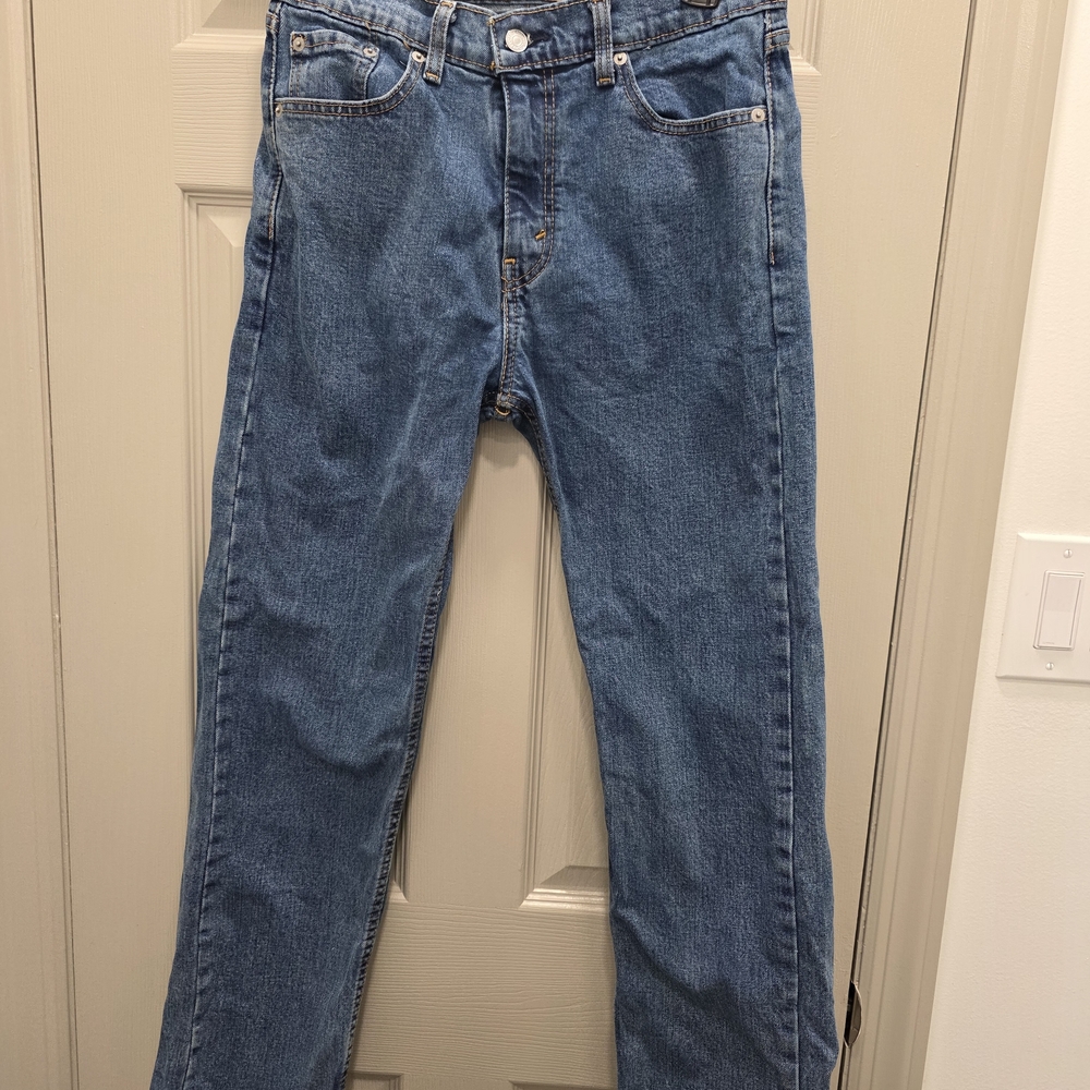 Levi's Mens 505 Straight Fit Jeans